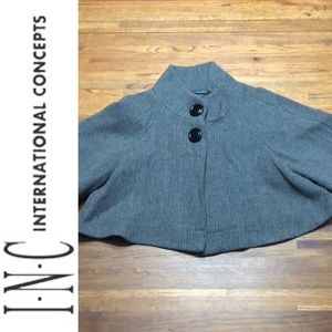 NWT INC Gray Capelet